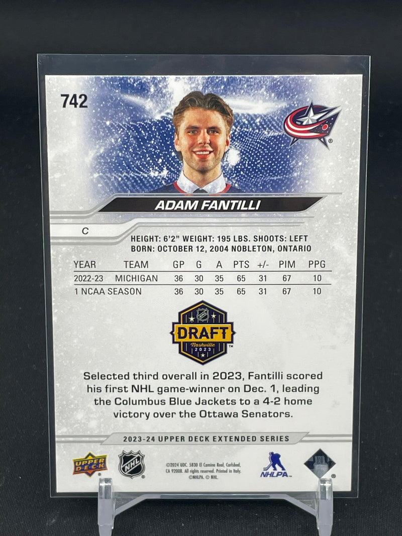2023 UPPER DECK EXTENDED SERIES - 1ST ROUND ROOKIES - A. FANTILLI -