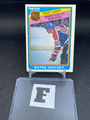 1984 O-PEE-CHEE - ASSIST LEADER - W. GRETZKY -