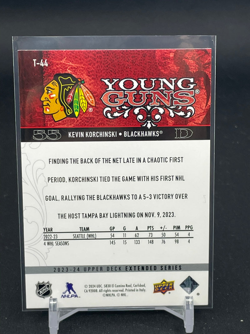 2023 UPPER DECK EXTENDED SERIES - TRIBUTE YOUNG GUNS - K. KORCHINSKI -