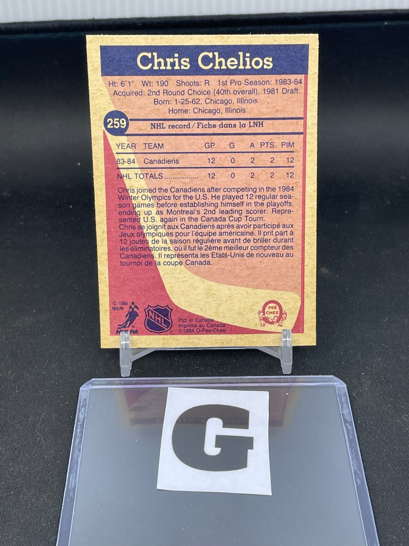 1984 O-PEE-CHEE - C. CHELIOS -