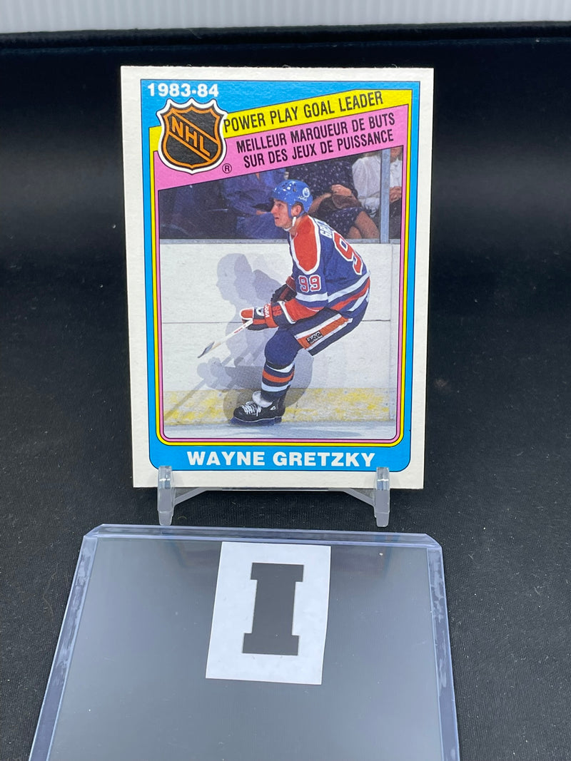 1984 O-PEE-CHEE - POWER PLAY GOAL LEADER  - W. GRETZKY -