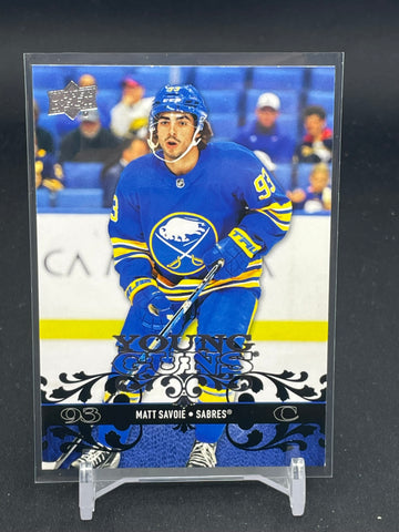 2023 UPPER DECK EXTENDED SERIES - TRIBUTE YOUNG GUNS - M. SAVOIE - #T-26 - RC