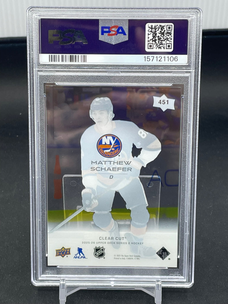 2025 UPPER DECK SERIES TWO - CLEAR CUT - YOUNG GUNS - M. SCHAEFER -