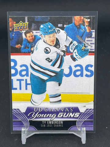 2023 UPPER DECK EXTENDED SERIES - UD CANVAS - YOUNG GUNS - T. EMBERSON - #C384 - RC