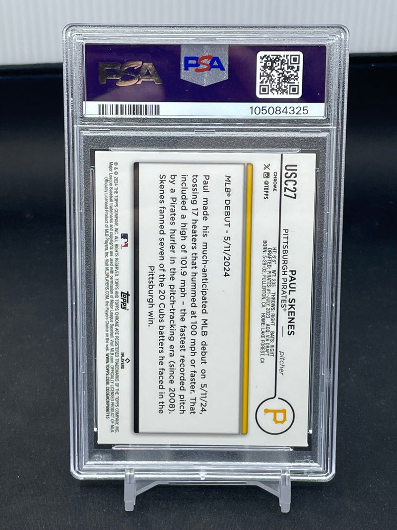 2024 TOPPS CHROME UPDATE - X-FRACTOR - P. SKENES -