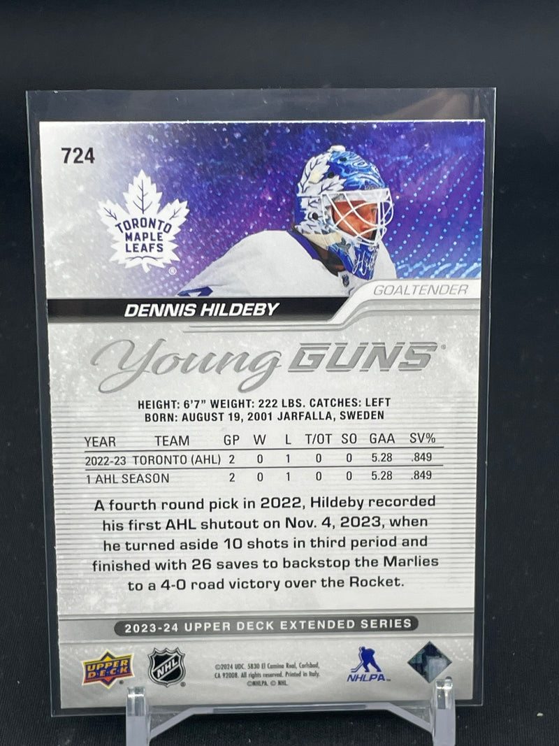 2023 UPPER DECK EXTENDED SERIES - YOUNG GUNS - D. HILDEBY -