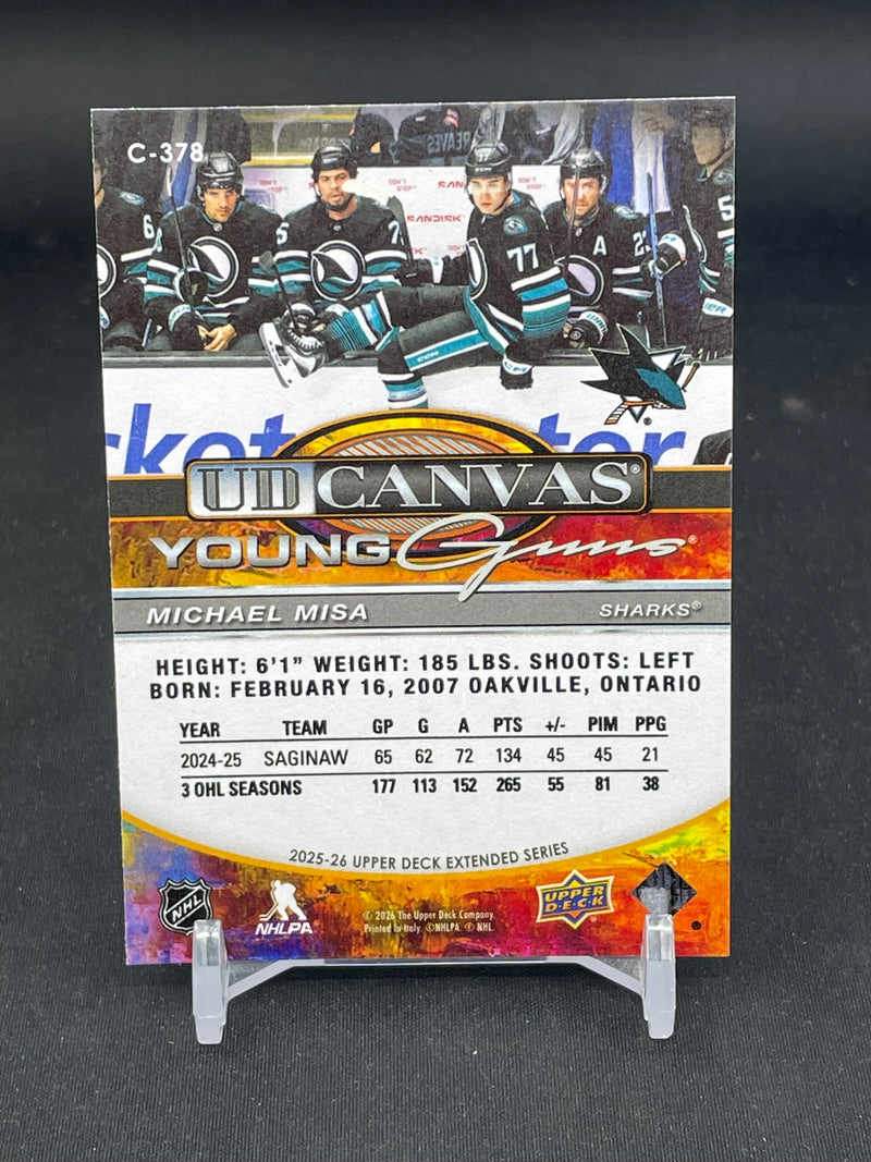 2025 UPPER DECK EXTENDED SERIES - UD CANVAS - YOUNG GUNS - M. MISA -