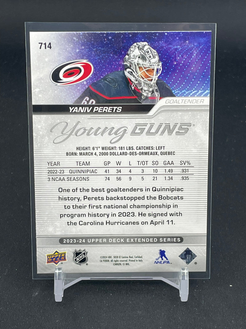 2023 UPPER DECK EXTENDED SERIES - YOUNG GUNS - Y. PERETS -