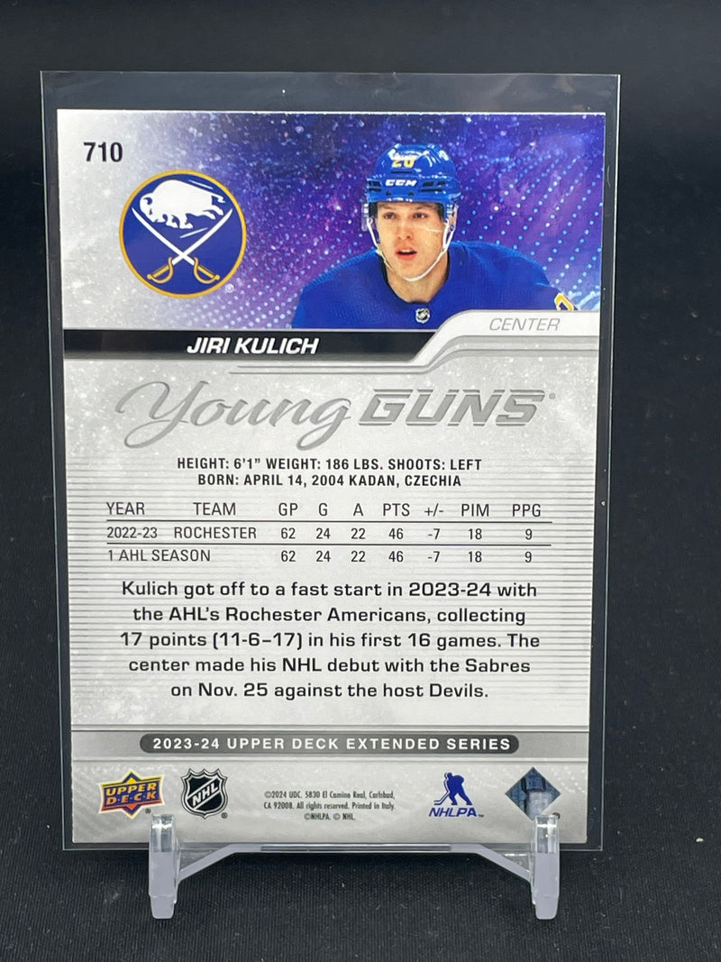 2023 UPPER DECK EXTENDED SERIES - YOUNG GUNS - J. KULICH -