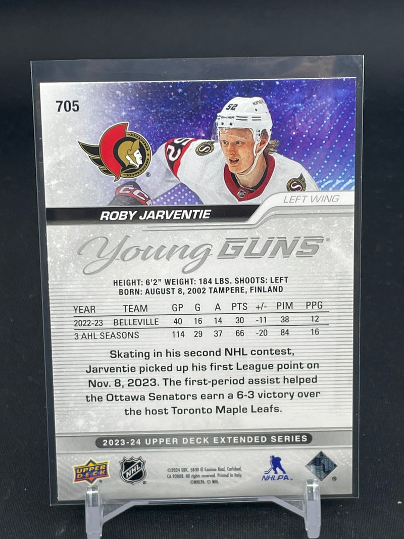 2023 UPPER DECK EXTENDED SERIES - YOUNG GUNS - R. JARVENTIE -