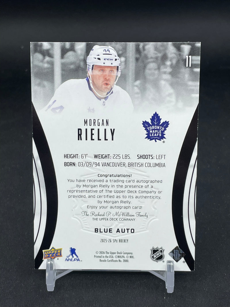 2025 UPPER DECK SPX - BLUE AUTO - M. RIELLY - #11 - #'D/49 - AUTOGRAPH