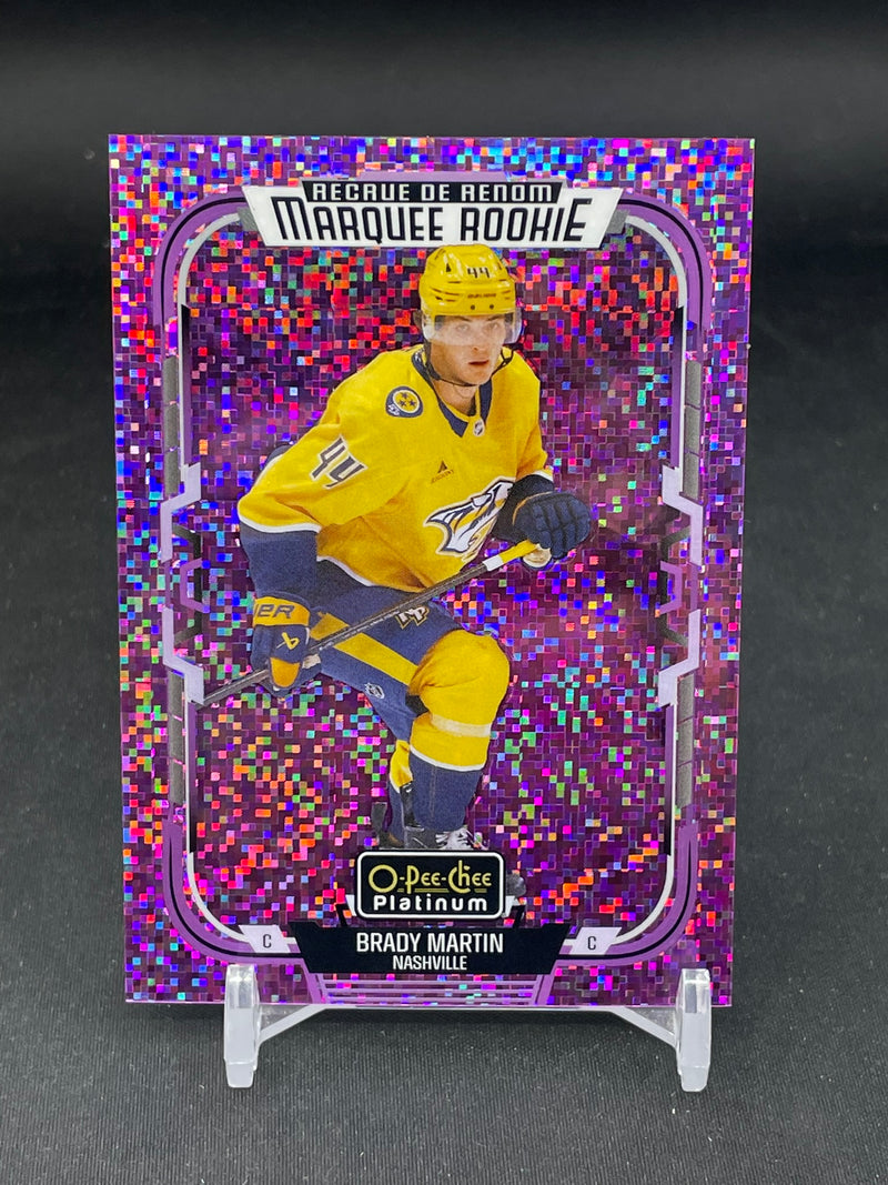 2025 UPPER DECK O-PEE-CHEE PLATINUM - VIOLET PIXELS - MARQUEE ROOKIE - B. MARTIN - #277 - #'D/299 - RC