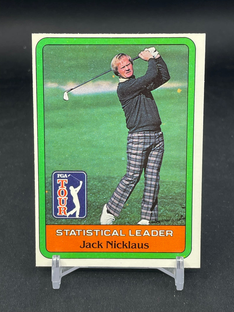 1981 DONRUSS - PGA TOUR - STATISTICAL LEADER - J. NICKLAUS