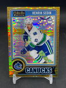 2014 UPPER DECK O-PEE-CHEE PLATINUM - SEISMIC GOLD - H. SEDIN - #70 - #'D/50