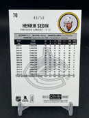 2014 UPPER DECK O-PEE-CHEE PLATINUM - SEISMIC GOLD - H. SEDIN - #70 - #'D/50