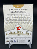 2014 UPPER DECK TRILOGY - ROOKIE PREMIERES - J. GAUDREAU - #102 - #'D/799 - RC