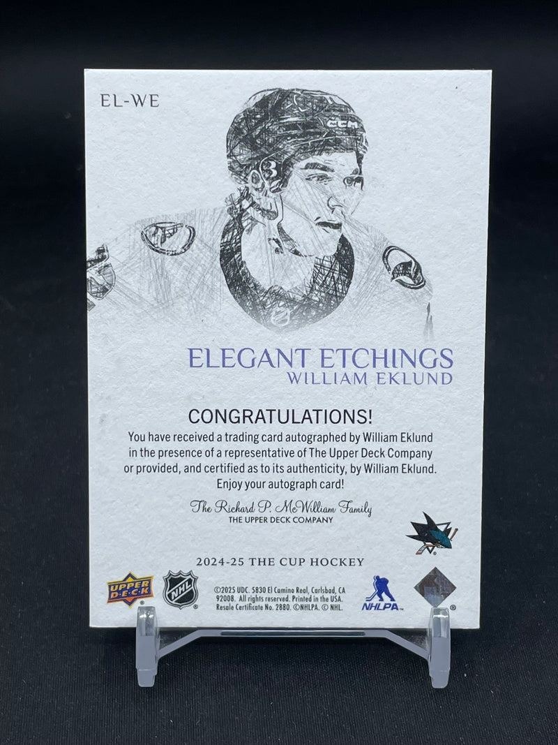 2024 UPPER DECK THE CUP - ELEGANT ETCHINGS - W. EKLUND -