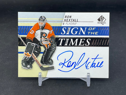 2019 UPPER DECK SP AUTHENTIC - SIGN OF THE TIMES - R. HEXTALL - #SOTT-RH - AUTOGRAPH