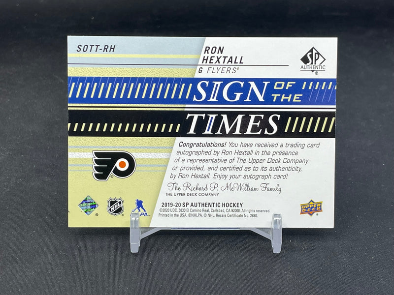 2019 UPPER DECK SP AUTHENTIC - SIGN OF THE TIMES - R. HEXTALL -