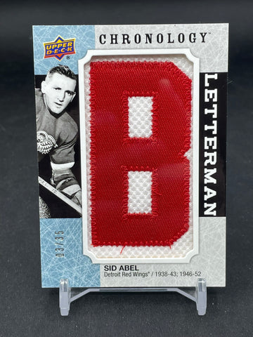 2018 UPPER DECK CHRONOLOGY - LETTERMAN - S. ABEL - #L-DE-SA - #'D/35 - RELIC