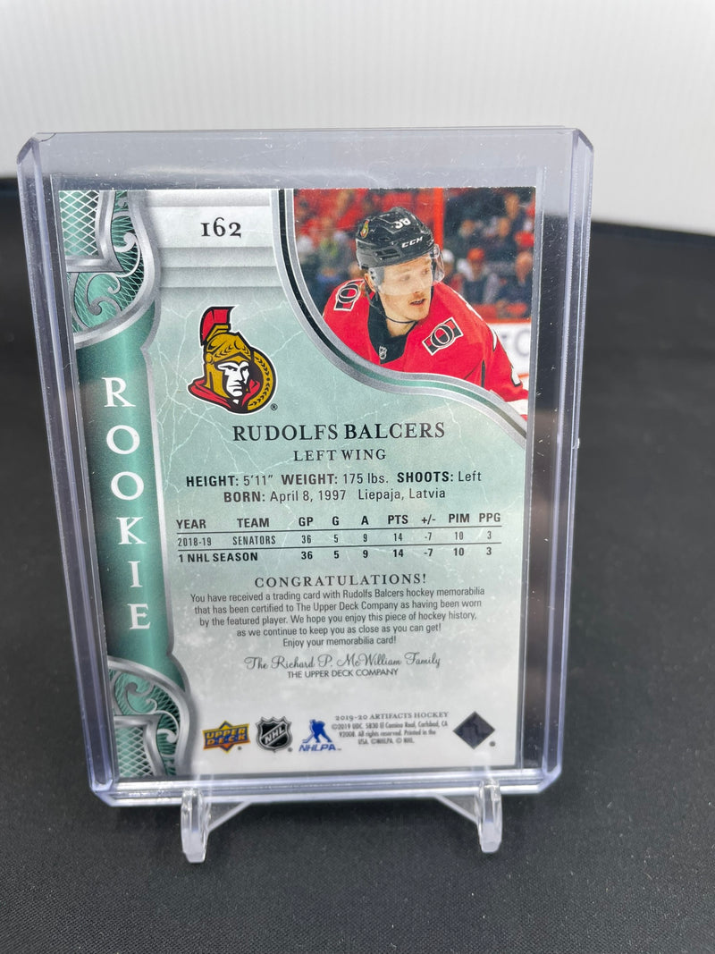 2019 UPPER DECK ARTIFACTS - ROOKIE - R. BALCERS - #162 - #'D/499 - DUAL RELIC - RC