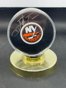 JOHN TAVARES AUTOGRAPHED NEW YORK ISLANDERS PUCK