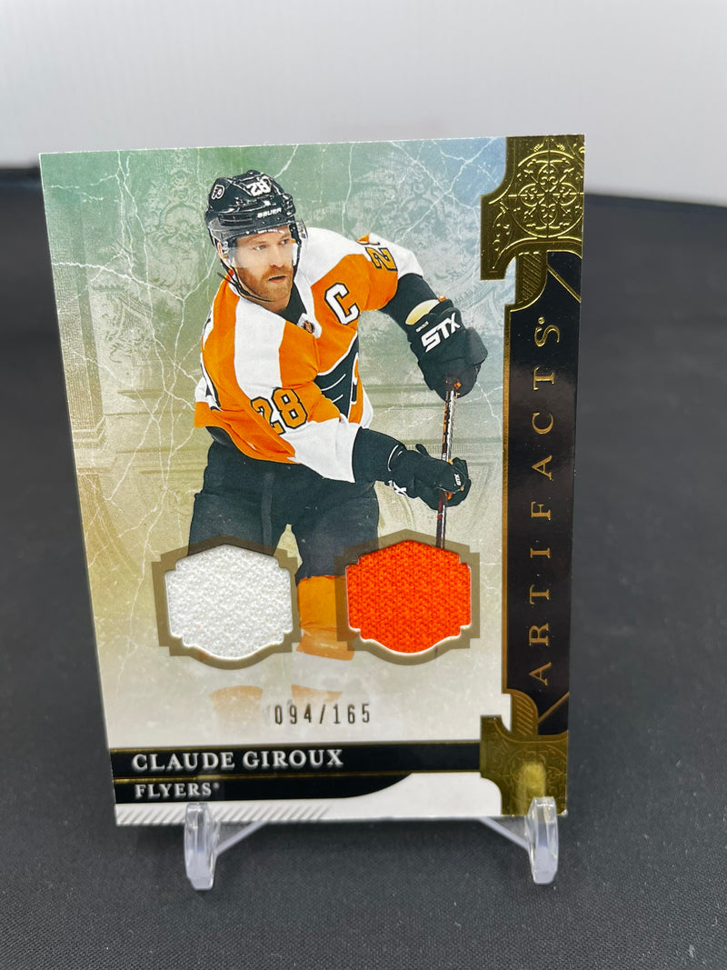 2019 UPPER DECK ARTIFACTS - GOLD DUAL RELIC -