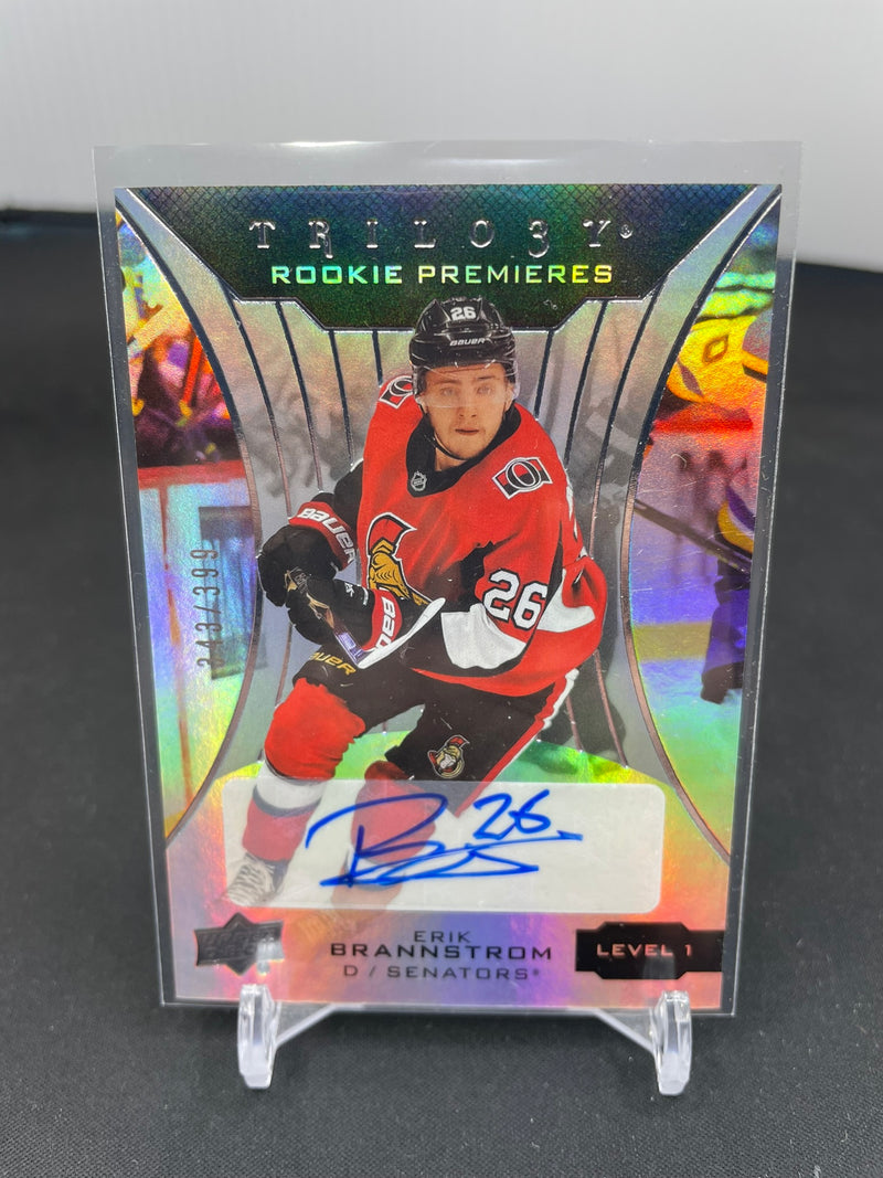 2019 UPPER DECK TRILOGY - ROOKIE PREMIERES - E. BRANNSTROM - #69 - #'D/399 - AUTOGRAPH - RC