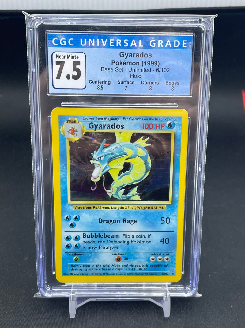 POKEMON - BASE SET - GYARADOS - HOLO -