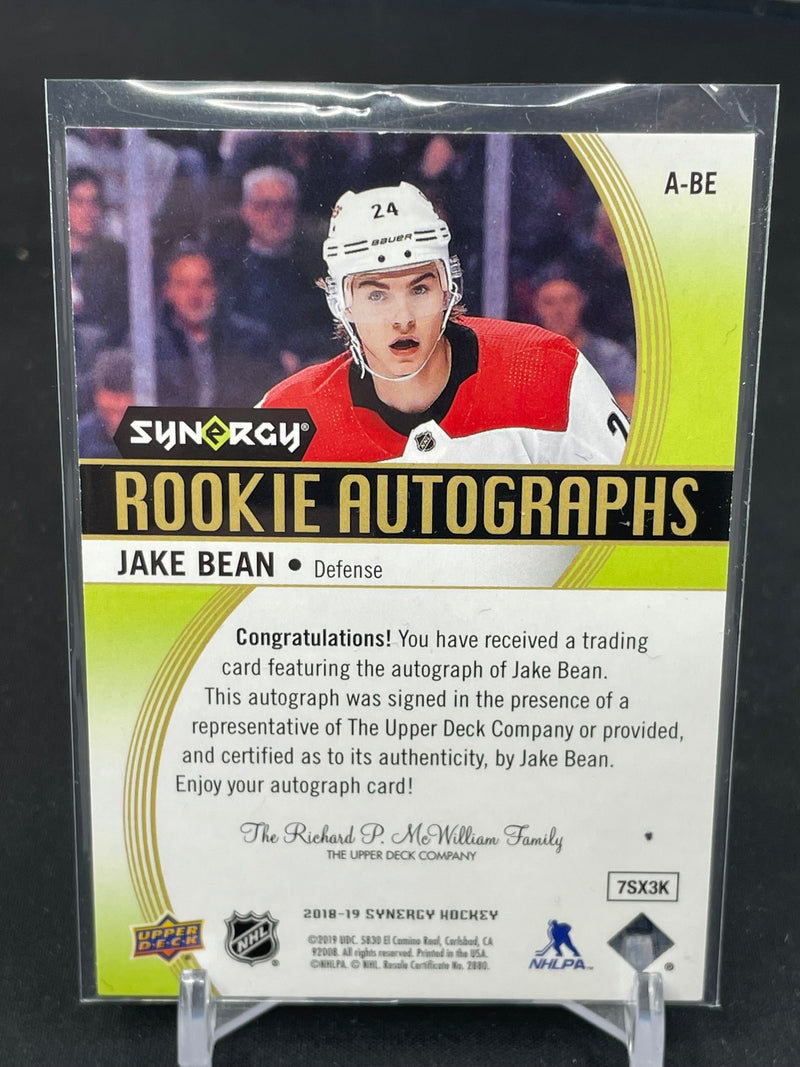 2018 UPPER DECK SYNERGY - ROOKIE AUTOGRAPHS - J. BEAN -