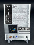 2018 UPPER DECK THE CUP - EXQUISITE ENDORSEMENTS RELICS - T. HERTL - #ER-TH - #'D/50 - RELIC - AUTOGRAPH