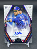 2021 TOPPS TRIBUTE - PURPLE - A. TEJEDA - #TA-AT - #'D/50 - AUTOGRAPH - RC