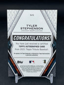 2021 TOPPS TRIBUTE - T. STEPHENSON - #TA-TS - #'D/199 - AUTOGRAPH - RC