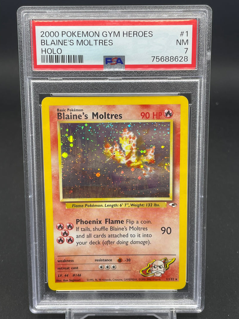 POKEMON - GYM HEROES - BLAINE'S MOLTRES - HOLO -