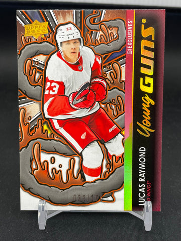 2024 UPPER DECK SERIES TWO - UD EXCLUSIVES - YOUNG GUNS RENEWED - L. RAYMOND - #464 - #'D/100