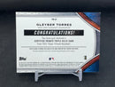 2021 TOPPS TRIBUTE - PURPLE - G. TORRES - #TTR-GT - #'D/50 - TRIPLE RELIC