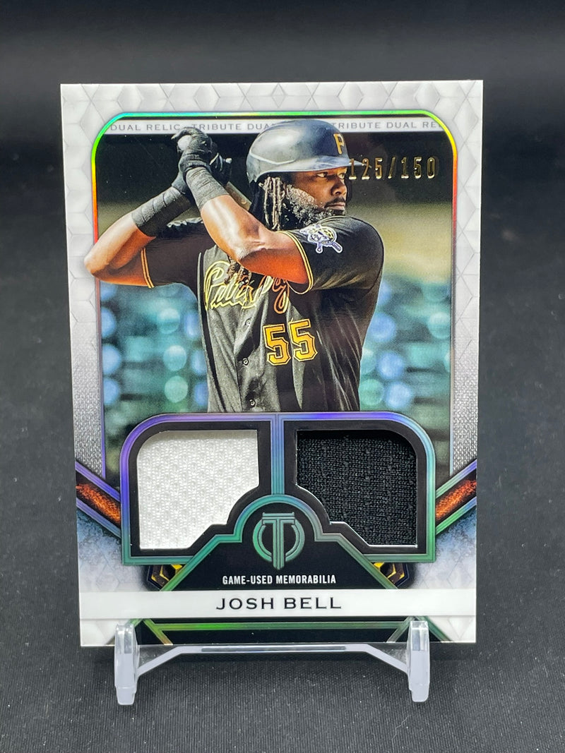 2021 TOPPS TRIBUTE - J. BELL - #DR-JB - #'D/150 - DUAL RELIC