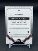 2021 TOPPS TRIBUTE - J. BELL - #DR-JB - #'D/150 - DUAL RELIC