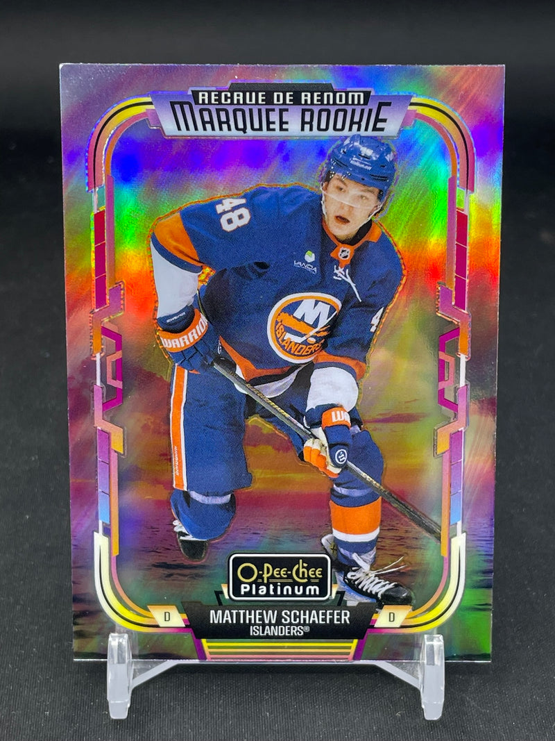 2025 UPPER DECK O-PEE-CHEE PLATINUM - SUNSET - MARQUEE ROOKIE - M. SCAHEFER -