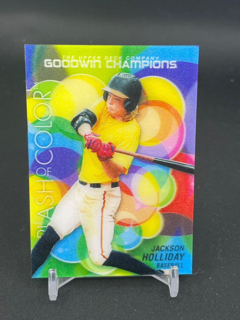 2023 UPPER DECK GOODWIN CHAMPIONS - LENTICULAR - SPLASH OF COLOR - J. HOLLIDAY -