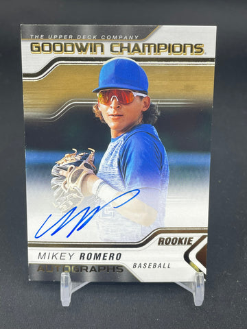 2023 UPPER DECK GOODWIN CHAMPIONS - M. ROMERO - #A-MR - AUTOGRAPH - RC