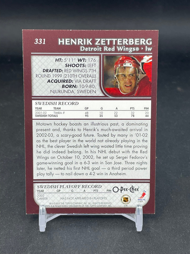 2002 O-PEE-CHEE FACTORY SET - GOLD ROOKIE - COMPLETE 10 CARD SET
