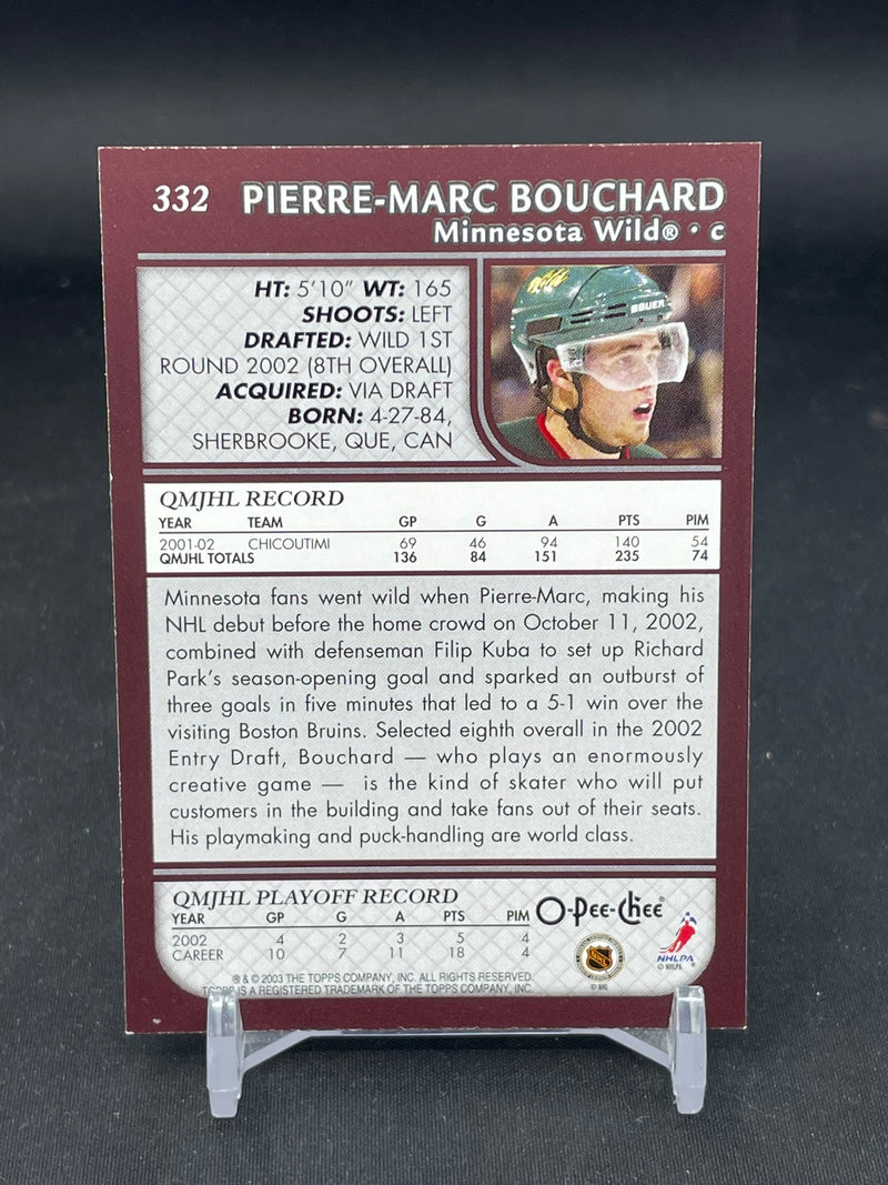2002 O-PEE-CHEE FACTORY SET - GOLD ROOKIE - COMPLETE 10 CARD SET