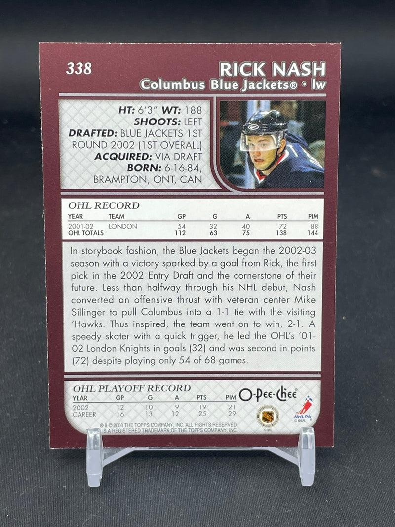 2002 O-PEE-CHEE FACTORY SET - GOLD ROOKIE - COMPLETE 10 CARD SET