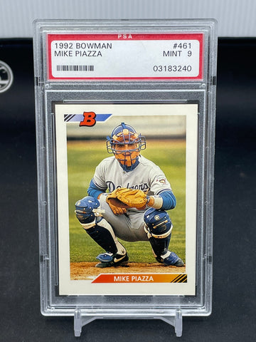 1992 BOWMAN - M. PIAZZA - #461 - PSA 9 - RC