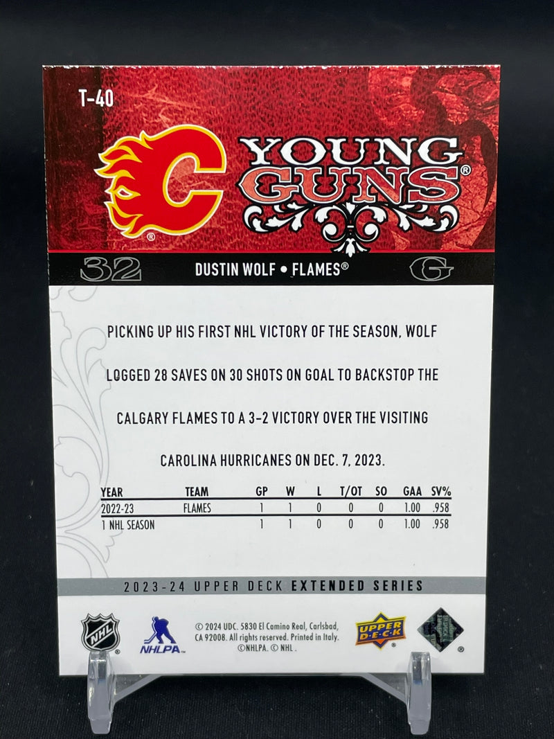 2023 UPPER DECK EXTENDED SERIES - TRIBUTE YOUNG GUNS - D. WOLF -