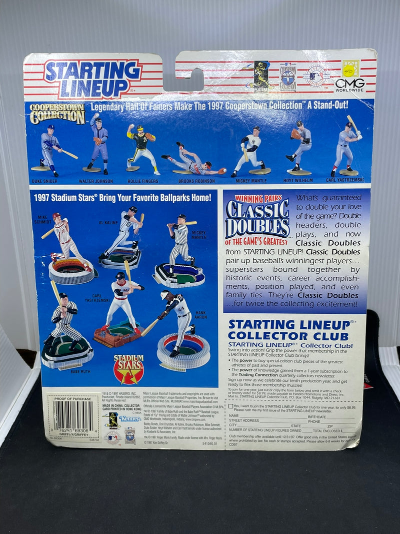 1997 STARTING LINEUP CLASSIC DOUBLES OF THE GAMES GREATEST - KEN GRIFFEY JR. FIGURE