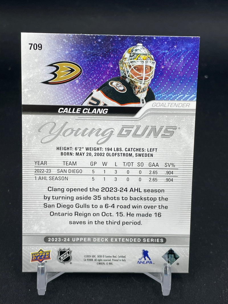 2023 UPPER DECK EXTENDED SERIES - YOUNG GUNS - C. CLANG -