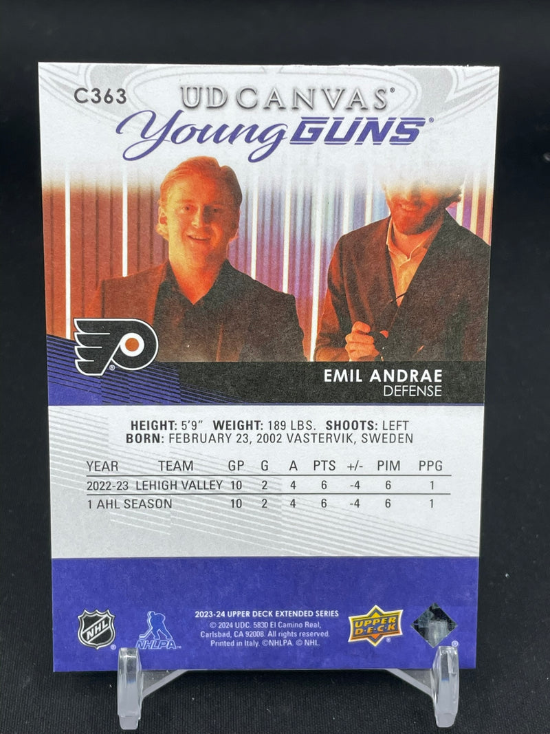 2023 UPPER DECK EXTENDED SERIES - UD CANVAS - YOUNG GUNS - E. ANDRAE -