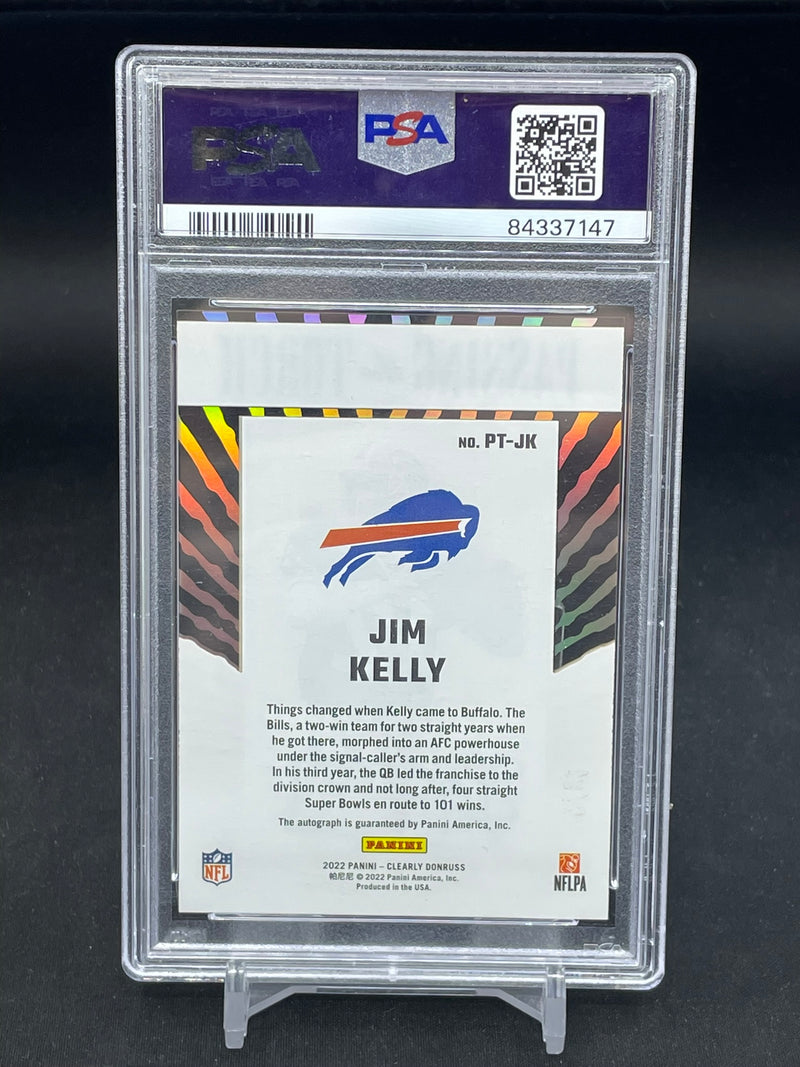 2022 PANINI CLEARLY DONRUSS - 1993 PASSING THE TORCH - J. KELLY - #PTJK - #'D/99 - AUTOGRAPH - PSA 10